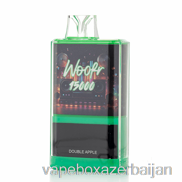 Vape Box Azerbaijan WOOFR 15000 Disposable Double Apple